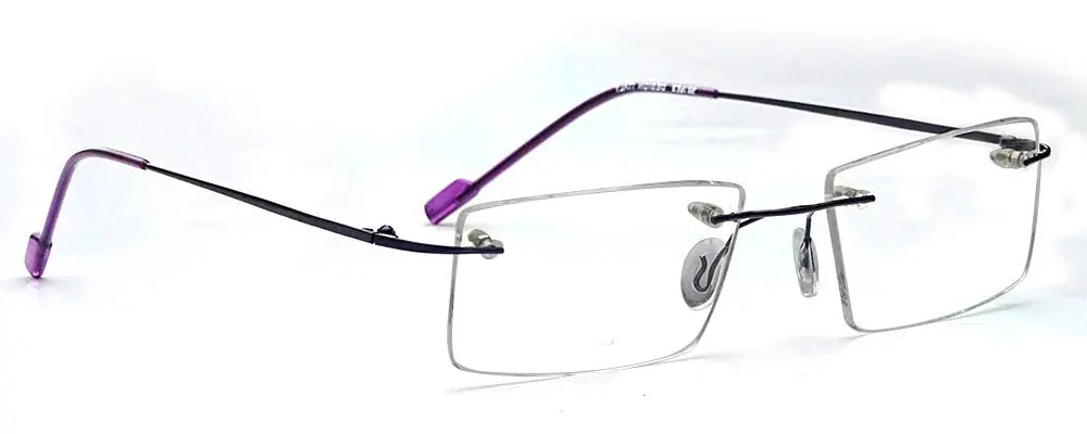 Super Thin Rimless eyeglasses