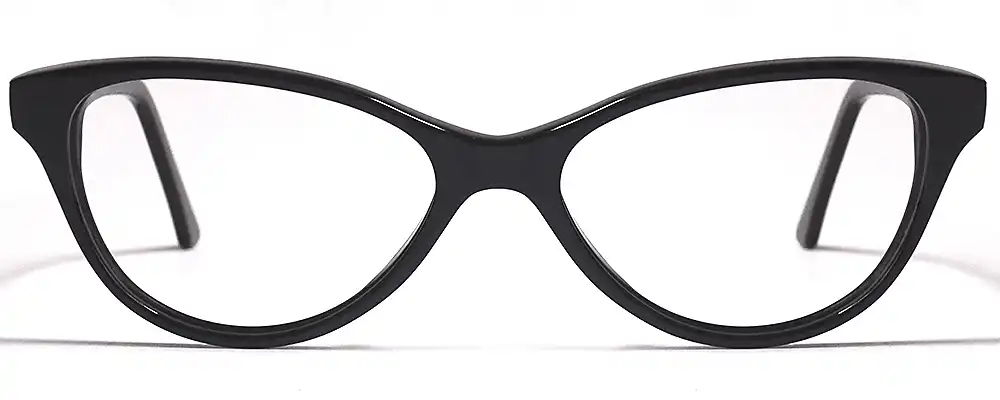 Black cat eye glasses | Lightweight Full frame glasses Online | Crazyspects®