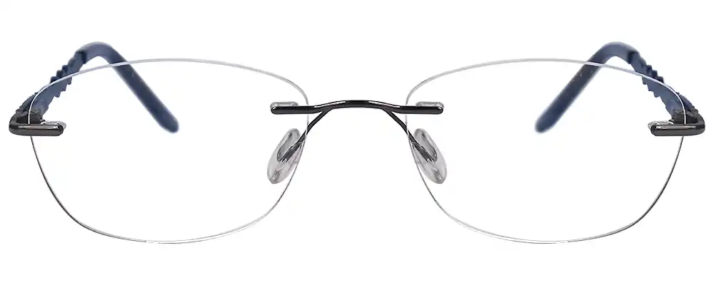 blue frameless eyeglasses @ ₹1098 | CrazySpects®