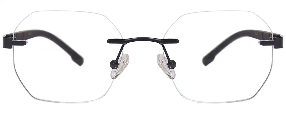 Geometric frameless glasses @ ₹898 | light weight rimless frame | CrazySpects®