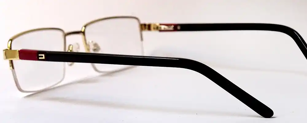 Golden Best half rim frames online India @ ₹1098 | CrazySpects®