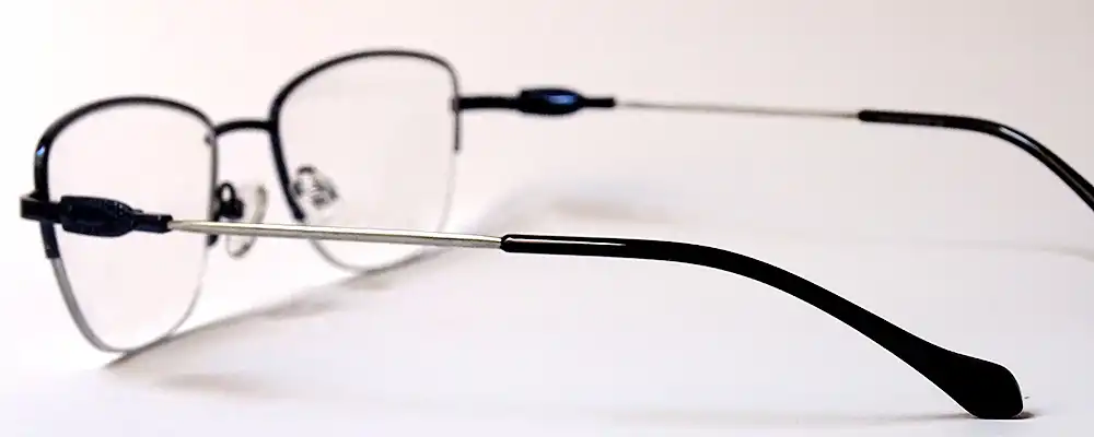 Blue Cateye half rim glasses online India @ ₹1098 | CrazySpects®
