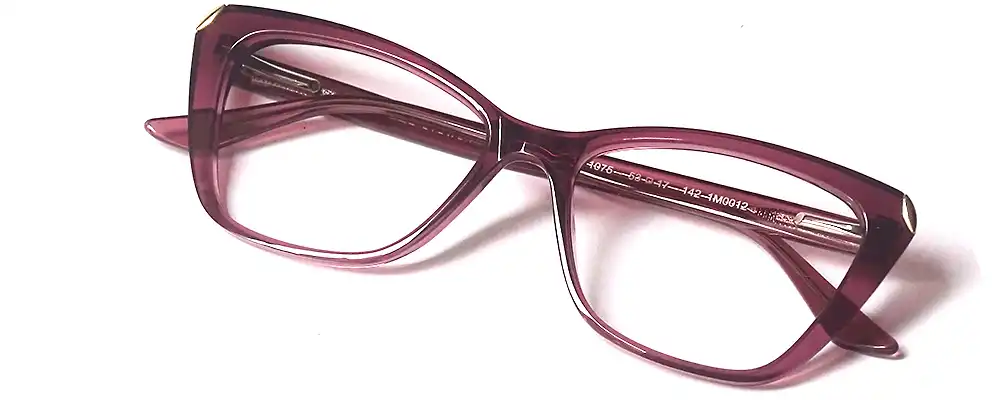 Purple cat eye premium glasses start at 1998 | Crazyspects