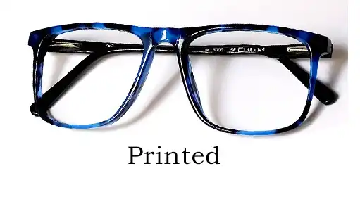 printed eyeglasses