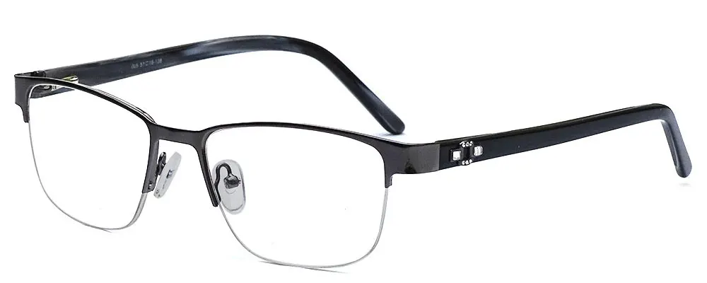 halfrim eyeglasses for men