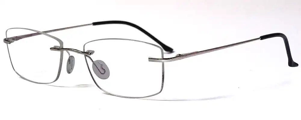 Silver Rimless eyeglasses