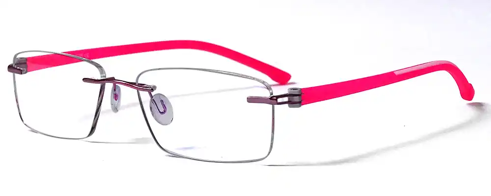 Pink with white Rimless online