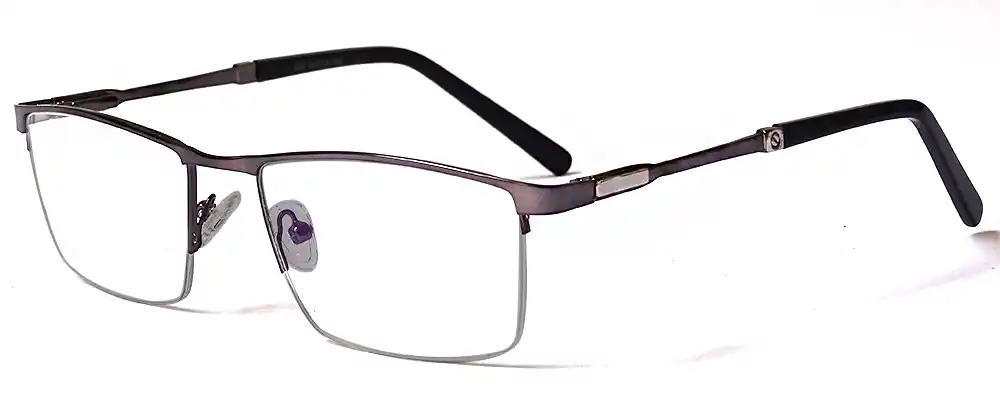 gunmetal frame glasses
