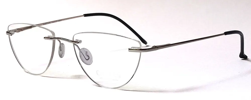 Light weight Silver Rimless eyeglasses