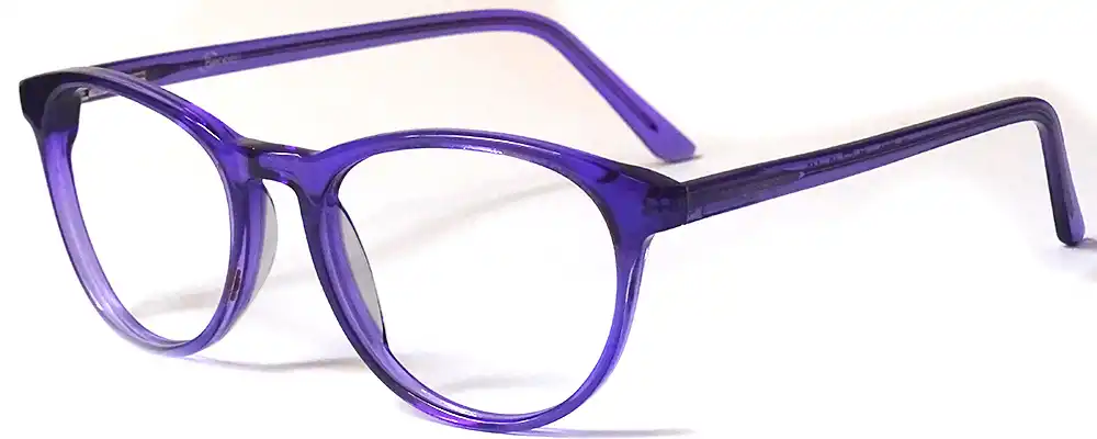 unbreakable Rounded Purple eyeglasses