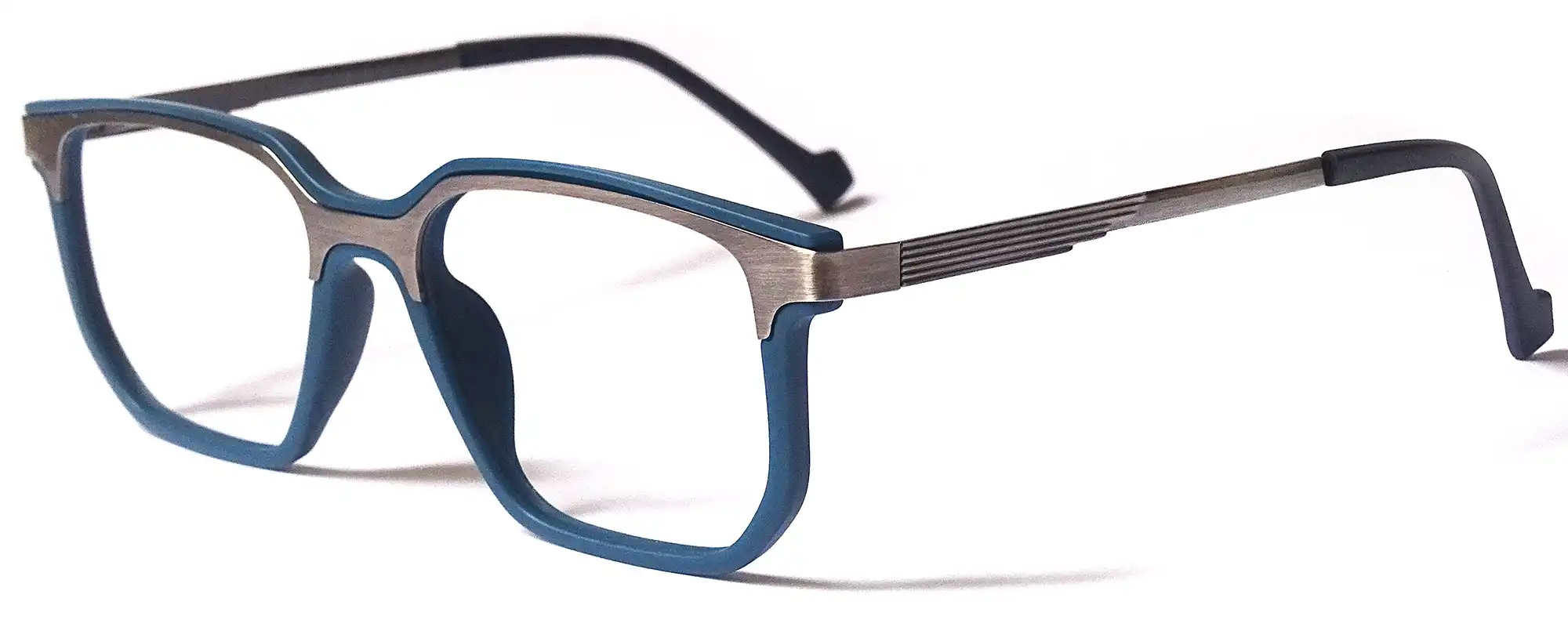 Gunmetal with Matte Blue Designer
