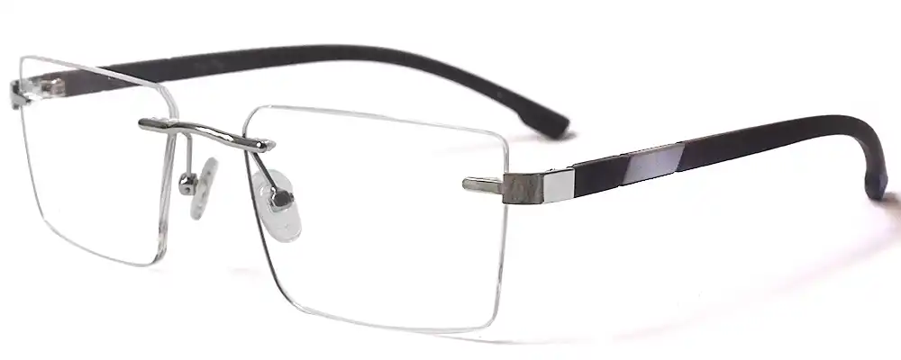 Frameless eyeglasses