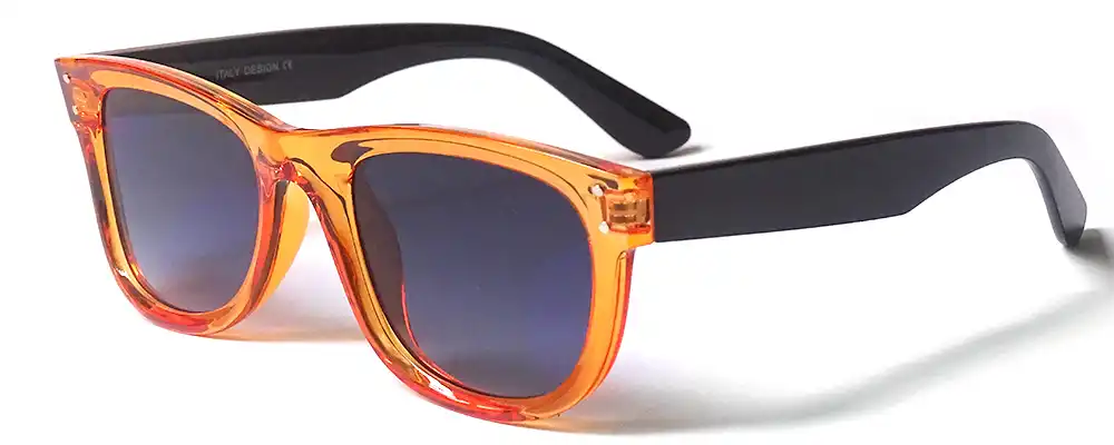 Orange square power sunglasses online