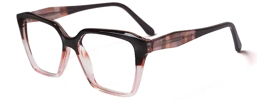 Square semi transparent frames