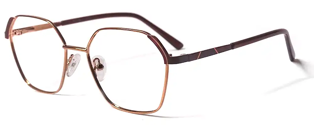 Geometric metal frames