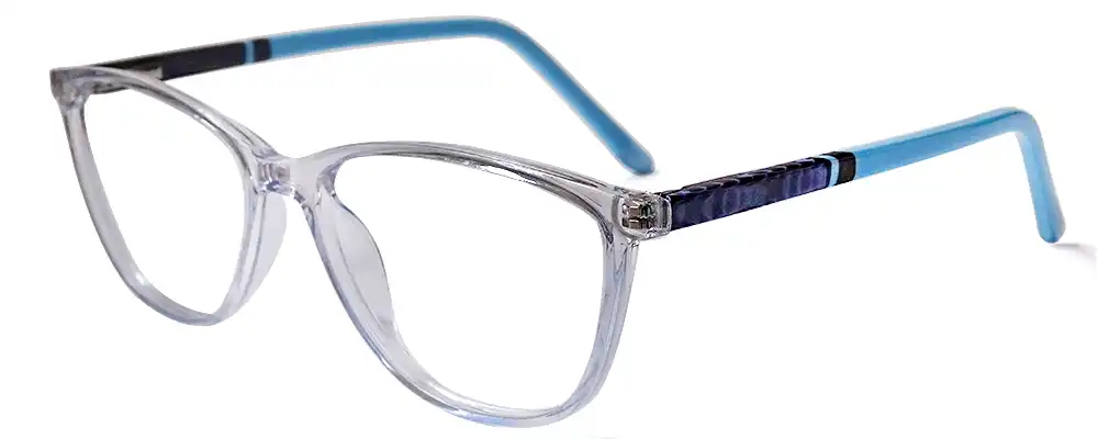 Blue mixed cat eye glasses                                                                                                                                                              