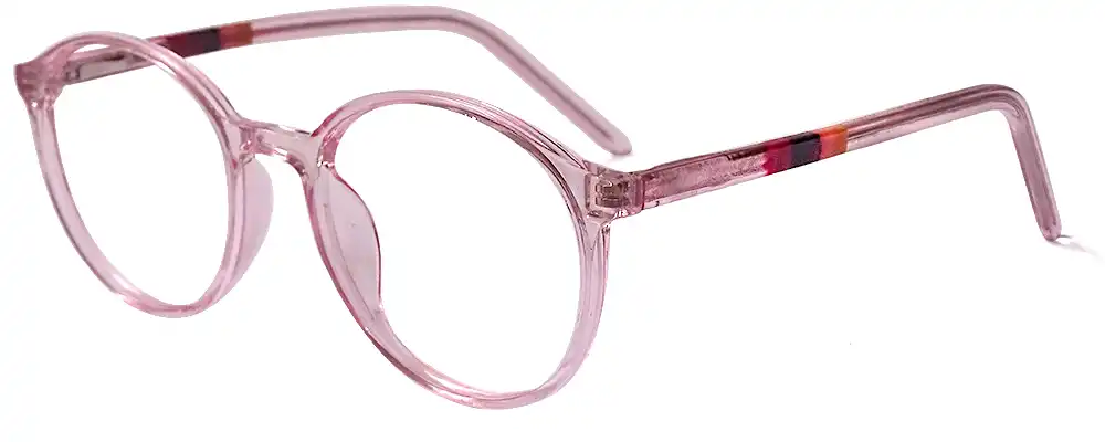 pink transparent circular full frame