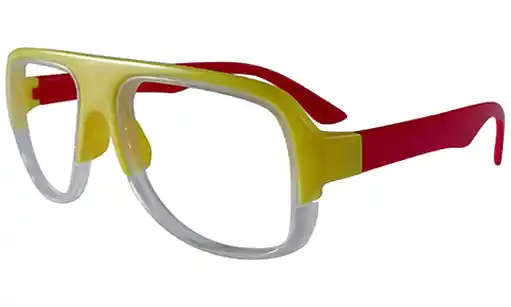 Kids Eyeglasses in red and yellow