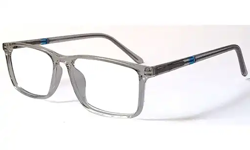 Transparent White frame glasses