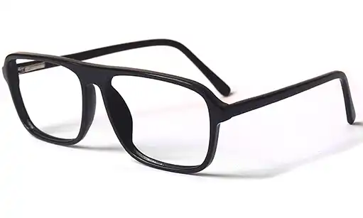 unbreakable rounded Black eyeglasses
