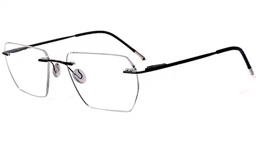 Black Rimless eyeglasses