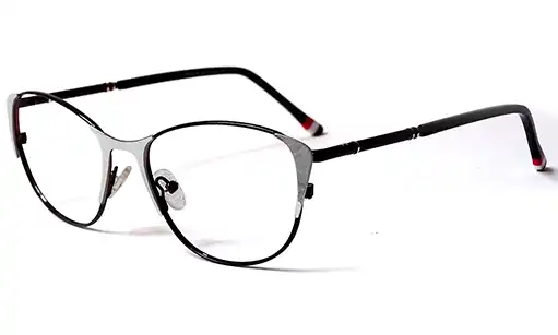 Metal cat eye frames