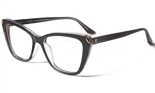 black cat eye premium glasses