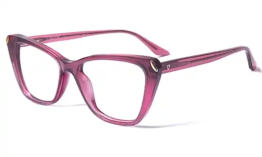 Purple cat eye premium glasses