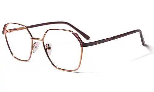 Geometric metal frames