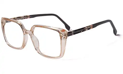 Square glasses transparent