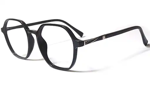 geometric frame glasses