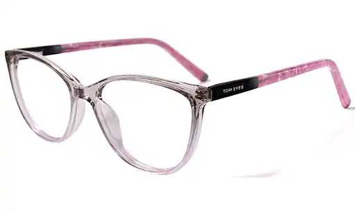 Purple mixed cat eye glasses                                                                                                                                                              