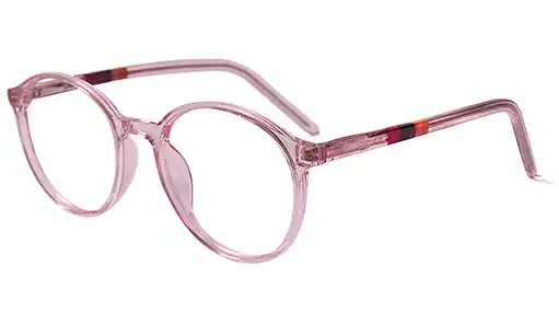 pink transparent circular full frame