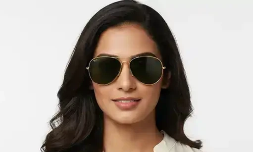 Green prescription sunglass