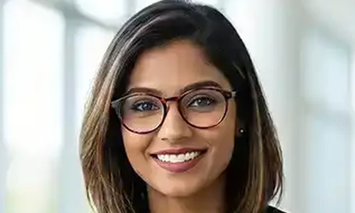trendy red eyeglasses