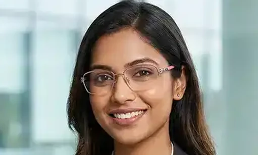 Pink Designer oval Half frame