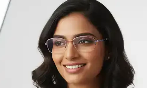 Pink Rectangular Half frame