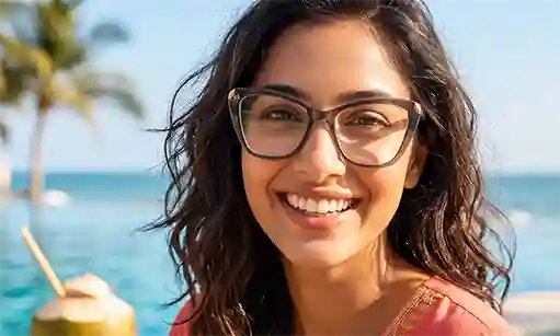 black cat eye premium glasses