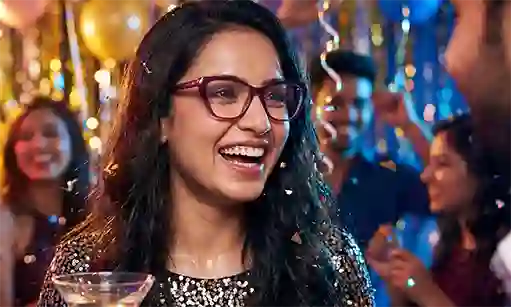 Purple cat eye premium glasses