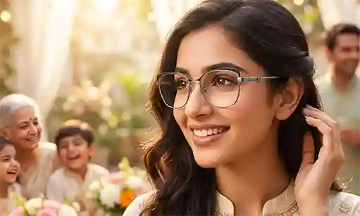 Metal Cat eye glasses